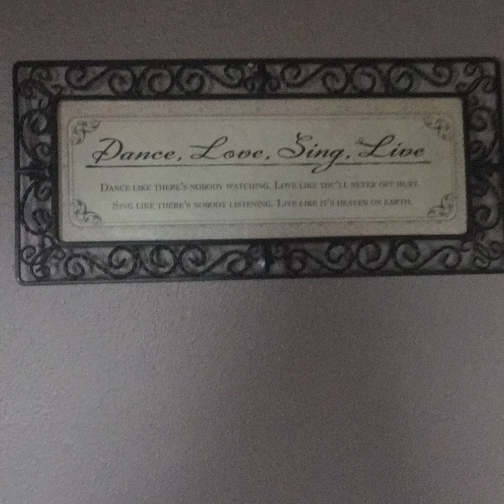 Wall decor Dance, Love, Sing